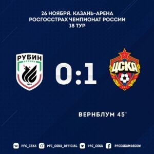 рубин - ЦСКА
