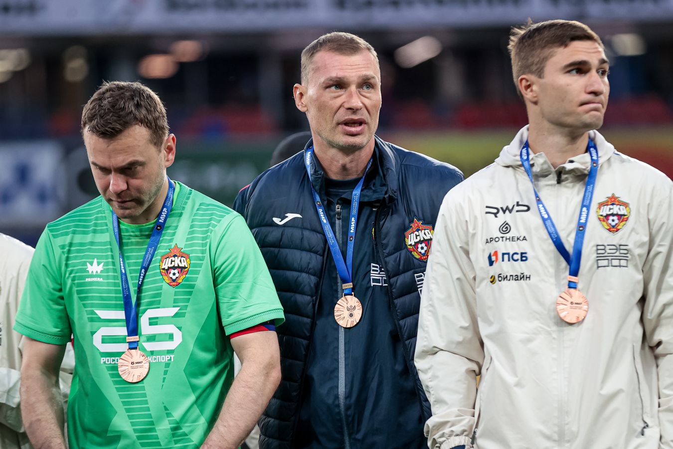 Акинфеев и Мусаев ЦСКА