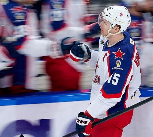 Максим Соркин отдал 100 передач в регулярных чемпионатах КХЛ