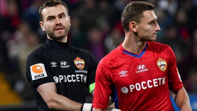 Акинфеев и Чалов ЦСКА